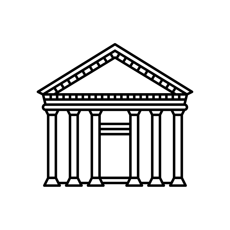 Illustration of a pantheon