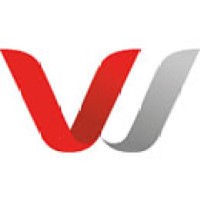 Image of a red V and an extra branch in grey to make a W